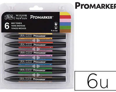 marqueur-professionnel-w-n-pro-marker-double-pointe-tons-moyens-jaune-tulipe-rouge-oeillet-rose-bleu-chine-cacao-6-unita