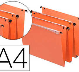 dossier-suspendu-esselte-dual-kraft-orange-220g-a4-tiroir-entraxe-330mm-h245mm-fond-25-volet-d-agrafage-bo-te-25-unitas