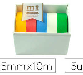 masking-tape-oz-international-basics-15mmx10m-coloris-assortis-coffret-de-5-rouleaux