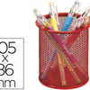 POT ACRAYONS Q-CONNECT MAILLE MATALLIQUE HAUTEUR 105MM DIAMETRE 70MM COLORIS ROUGE POT ACRAYONS Q-CONNECT MAILLE MATALLIQUE HAUTEUR 105MM DIAMETRE 70MM COLORIS ROUGE