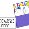 CARTE OXFORD VÉLIN 100X150MM 240G COLORIS VIOLET ÉTUI 25 UNITÉS