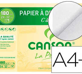 papier-dessin-canson-c-agrain-crayon-encre-gouache-feutre-180g-a4-pochette-12f