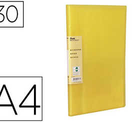 prot-ge-documents-pentel-vivid-a4-30-pochettes-coloris-jaune