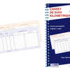 BLOC SPIRALE CARNET SUIVI KILO METRIQUE ELVE 297X140MM DOS EN CARTON RIGIDE 550 TRAJETS 50 DUPLIS BLOC SPIRALE CARNET SUIVI KILO METRIQUE ELVE 297X140MM DOS EN CARTON RIGIDE 550 TRAJETS 50 DUPLIS