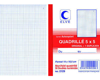 manifold-autocopiant-elve-105x-148mm-quadrilla-5x5-foliotage-50-duplis