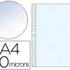 POCHETTE Q-CONNECT POLYPROPYLE NE LISSE 5/100E PERFORAE CRISTAL ANTISTATIQUE A4 210X297MM BOÎTE 100 UNITAS POCHETTE Q-CONNECT POLYPROPYLE NE LISSE 5/100E PERFORAE CRISTAL ANTISTATIQUE A4 210X297MM BOÎTE 100 UNITAS