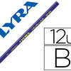 CRAYON GRAPHITE LYRA D'INITIAT ION AL'ACRITURE CORPS TRIANGULAIRE MINE B 4MM DIAMETRE 8.5MM