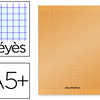 CAHIER PIQUA LIDERPAPEL COUVER TURE PLASTIQUE SOUPLE A5+ 17X22CM 90G 96 PAGES SAYES COLORIS ORANGE CAHIER PIQUA LIDERPAPEL COUVER TURE PLASTIQUE SOUPLE A5+ 17X22CM 90G 96 PAGES SAYES COLORIS ORANGE