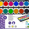 AQUARELLE LIDERPAPEL PINCEAU T UBE GOUACHE BLANCHE INCLUS PLATEAU EXTRACTIBLE 12 COLORIS ASSORTIS ATUI PLASTIQUE AQUARELLE LIDERPAPEL PINCEAU T UBE GOUACHE BLANCHE INCLUS PLATEAU EXTRACTIBLE 12 COLORIS ASSORTIS ATUI PLASTIQUE