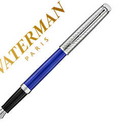 stylo-plume-waterman-hamispher-e-deluxe-blue-wave-ct-pointe-moyenne