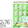 POSTER BOUCHUT GRANDRÉMY MULTIPLICATIONS 52X76CM 150G PELLICULÉ EFFAÇABLE À SEC