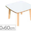 TABLE BASSE PAPERFLOW PLATEAU 60X60CM HAUTEUR 40CM COLORIS BLANC TABLE BASSE PAPERFLOW PLATEAU 60X60CM HAUTEUR 40CM COLORIS BLANC