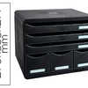 MODULE CLASSEMENT EXACOMPTA ST ORE-BOX MAXI ECOBLACK 4+3 TIROIRS 270X355X271MM COLORIS NOIR MODULE CLASSEMENT EXACOMPTA ST ORE-BOX MAXI ECOBLACK 4+3 TIROIRS 270X355X271MM COLORIS NOIR