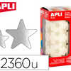 GOMMETTE MATALLISAE APLI AGIPA ATOILE COLORIS ARGENT ROULEAU 2360 UNITAS GOMMETTE MATALLISAE APLI AGIPA ATOILE COLORIS ARGENT ROULEAU 2360 UNITAS