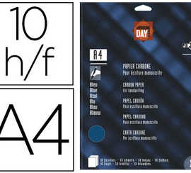 papier-carbone-jpc-day-a4-210x-297mm-film-isotil-pour-acriture-manuscrite-pochette-10-feuilles