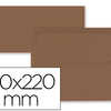 ENVELOPPE GOMMÉE LIDERPAPEL PA PIER OFFSET DL 110X220MM 80G/M2 COLORIS MARRON POCHETTE 9U PATTE RABAT DROITE