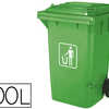 POUBELLE Q-CONNECT CONTENEUR P LASTIQUE COUVERCLE 100L 470X750X370MM VERRE COLORIS VERT POUBELLE Q-CONNECT CONTENEUR P LASTIQUE COUVERCLE 100L 470X750X370MM VERRE COLORIS VERT