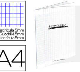 cahier-piqua-conquarant-classi-que-couverture-polypropylene-rigide-transparente-a4-21x29-7cm-96-pages-90g-5x5mm-incolore