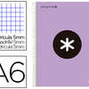 CAHIER SPIRALE LIDERPAPEL ANTA RTIK A6 10,5X14,8CM 200P 100G/M2 QUADRILLAGE 5MM COIL- LOCK COLORIS LILAS LAVANDE CAHIER SPIRALE LIDERPAPEL ANTA RTIK A6 10,5X14,8CM 200P 100G/M2 QUADRILLAGE 5MM COIL- LOCK COLORIS LILAS LAVANDE