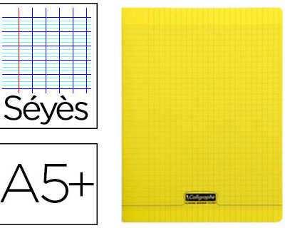 cahier-piqua-clairefontaine-co-uverture-polypropylene-transparente-a5-17x22cm-96-pages-90g-sayes-coloris-jaune