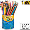 CRAYON COULEUR BIC KIDS ECO EVOLUTION COULEURS ASSORTIES POT 60 UNITÉS