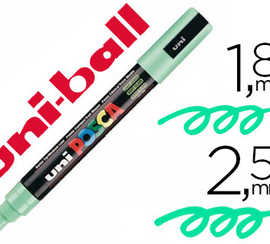 marqueur-posca-pc5m-gouache-en-cre-inodore-toutes-surfaces-pointe-moyenne-conique-couleur-opaque-couvrante-vert-clair