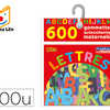 GOMMETTE AUTOCOLLANTE ÉDITIONS LITO MATERNELLE LETTRES SACHET 600 UNITÉS