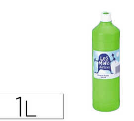 gouache-mini-artistes-aconomiq-ue-ultra-lavable-pr-te-al-emploi-apaisse-onctueuse-coloris-vert-printemps-flacon-1000ml