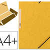 CHEMISE Q-CONNECT CARTE LUSTRA E 375G POUR DOCUMENTS A4 320X243MM 3 RABATS COLORIS JAUNE CHEMISE Q-CONNECT CARTE LUSTRA E 375G POUR DOCUMENTS A4 320X243MM 3 RABATS COLORIS JAUNE