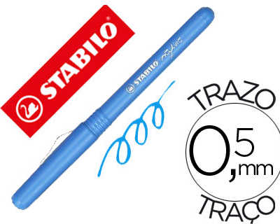 stylo-feutre-stabilo-newstylist-188-pointe-ronde-fa-onn-e-m-tal-couleur-bleu-turquoise