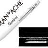 STYLO-BILLE CARAN D'ACHE 849 P OP LINE FLUO ALUMINIUM CLIP FLEXIBLE HEXAGONAL FLASHY BLANC ENCRE BLEUE POINTE MOYENNE STYLO-BILLE CARAN D'ACHE 849 P OP LINE FLUO ALUMINIUM CLIP FLEXIBLE HEXAGONAL FLASHY BLANC ENCRE BLEUE POINTE MOYENNE