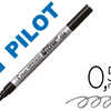 MARQUEUR PILOT FEUTRE PERMANEN T ENCRE MATALLIQUE POINTE BISEAUTAE EXTRA FINE POLYACATATE 0.5MM ARGENT