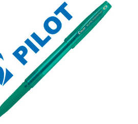 stylo-bille-pilot-super-grip-g-cap-pointe-large-coloris-vert