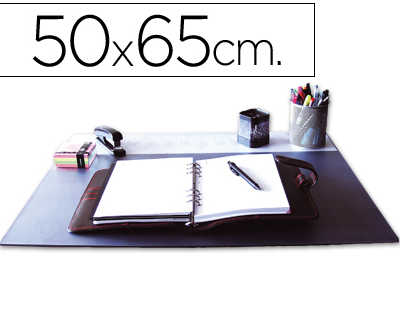 sous-main-q-connect-simple-pvc-rabat-transparent-antistatique-anti-reflet-antidarapant-50x65cm-coloris-noir