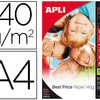 PAPIER PHOTO APLI AGIPA JET D' ENCRE BEST PRICE BRILLANT A4 140G/M2 PAQUET 100 FEUILLES PAPIER PHOTO APLI AGIPA JET D' ENCRE BEST PRICE BRILLANT A4 140G/M2 PAQUET 100 FEUILLES
