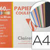 PAPIER DESSIN CLAIREFONTAINE C OULEUR TRAVAUX DE DACOUPAGE GOUACHE PASTEL 160G A4+ COLORIS PASTEL POCHETTE 12F