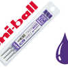 RECHARGE UNIBALL ROLLER SIGNO TSI ENCRE GEL EFFACABLE POINTE MOYENNE TRACA 0.7MM COLORIS VIOLET SET 3 UNITAS