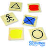 JEU ANDREUTOYS BLOCS LOGIQUES 20 PIÈCES 27X10X5CM JEU ANDREUTOYS BLOCS LOGIQUES 20 PIÈCES 27X10X5CM