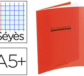 cahier-piqua-conquarant-classi-que-couverture-polypropylene-rigide-transparente-a5-17x22cm-48-pages-90g-sayes-rouge
