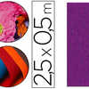 PAPIER CRAPON CLAIREFONTAINE D ENSITA CRÊPAGE 60% 40G/M2 50CMX2.5M UNICOLORE VIOLET PAPIER CRAPON CLAIREFONTAINE D ENSITA CRÊPAGE 60% 40G/M2 50CMX2.5M UNICOLORE VIOLET