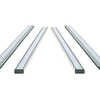 SUPPORT NOBO BANDES FIXES ALUM INIUM ANODISA INDICE 24 LONGUEUR 77,2CM PAIRE SUPPORTS HAUTS-BAS