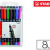 FEUTRE STABILO MOYEN PERMANENT ASSORTIMENT POCHETTE 8 UNITÉS FEUTRE STABILO MOYEN PERMANENT ASSORTIMENT POCHETTE 8 UNITÉS