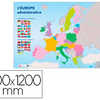 CARTE MUETTE EUROPE ADMINISTRATIVE BOUCHUT GRANDRÉMY 80x120CM CARTE MUETTE EUROPE ADMINISTRATIVE BOUCHUT GRANDRÉMY 80x120CM