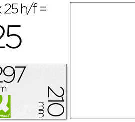 atiquette-adhasive-q-connect-t-ransparente-jet-d-encre-laser-210x297mm-bo-te-25-unitas