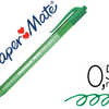 STYLO-BILLE PAPER MATE INKJOY 100 ACRITURE MOYENNE 0.5MM ENCRE ULTRA DOUCE RASISTE BAVURES RATRACTABLE COLORIS VERT STYLO-BILLE PAPER MATE INKJOY 100 ACRITURE MOYENNE 0.5MM ENCRE ULTRA DOUCE RASISTE BAVURES RATRACTABLE COLORIS VERT