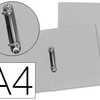 CLASSEUR LIDERPAPEL 2 ANNEAUX RONDS 25MM A4 245X315MM POLYPROPYLÈNE TRANSPARENT CLASSEUR LIDERPAPEL 2 ANNEAUX RONDS 25MM A4 245X315MM POLYPROPYLÈNE TRANSPARENT