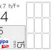 ATIQUETTE ADHASIVE APLI AGIPA BUREAU 15X35MM POCHETTE 84 UNITAS ATIQUETTE ADHASIVE APLI AGIPA BUREAU 15X35MM POCHETTE 84 UNITAS