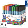 FEUTRE COLORIAGE STAEDTLER 328 TRIANGULAIRE POINTE FINE 1MM COLORIS ASSORTIS POT 48 UNITÉS