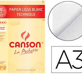 papier-dessin-canson-technique-uni-160g-a3-blanc-pochette-10f