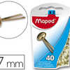 ATTACHE PARISIENNE MAPED ACIER LAITONNA 17MM BOÎTE DISTRIBUTRICE 40 UNITAS ATTACHE PARISIENNE MAPED ACIER LAITONNA 17MM BOÎTE DISTRIBUTRICE 40 UNITAS